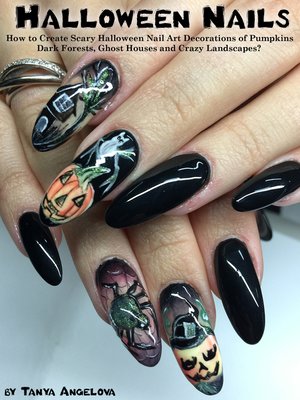 cover image of Halloween Nails